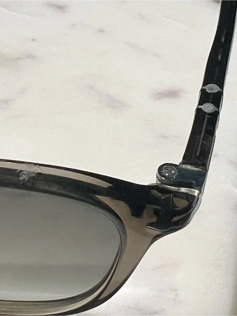 Persol Men’s Gray Gradient Sunglasses with Black Leather Case